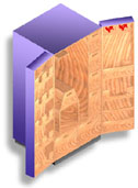 Deluxe Armoire Cabinet